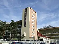 Le village olympique à Bardonnèche.