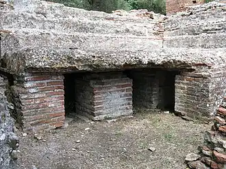 Intérieur du caldarium.