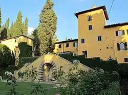 Photographie de la villa Sparta, en Toscane.