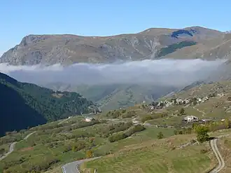 Le plateau d'Emparis depuis Villar-d'Arêne à l'est.