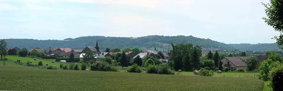 Point de vue sur les vallées de la Bar et de la Meuse