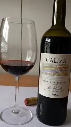 Vin rouge de la DO La Mancha.