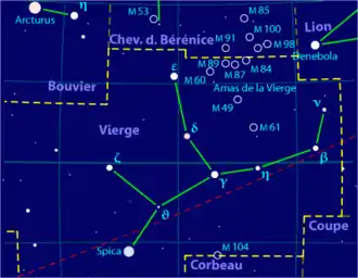 Image illustrative de l'article Vierge (constellation)