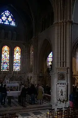 Vue du chœur de l'église lors de Concerts entre vignes et forêts.