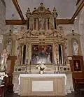 Le retable du Rosaire.