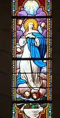 Le vitrail de "l'Assomption" d'après Murillo