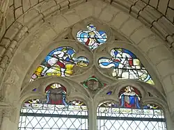 Vitraux du XVIe : les travaux des champs.