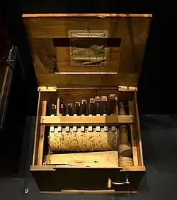 Serinette de Bâle, 1768.