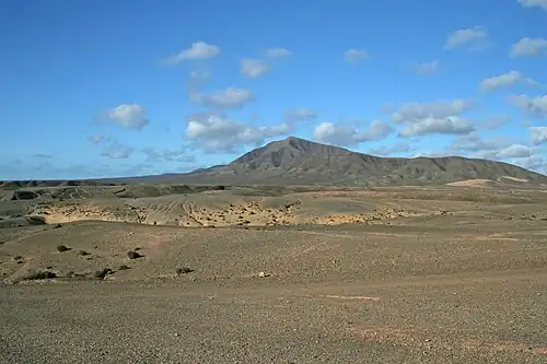 Paysage volcanique de Lanzarote.