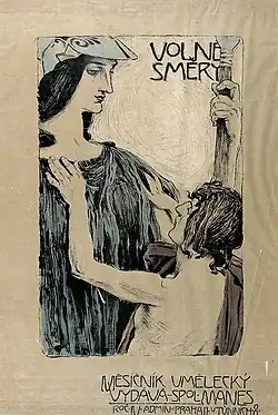 Couverture du premier numéro de la revue Volné smëry.