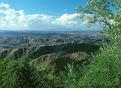 Massif volcanique de Balze dans l'Apennin septentrional, à proximité de « Velathri ». Lieu probable d'où les étrusques extrayaient la pierre d'albâtre.