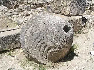 Meule gisante à olives - Volubilis