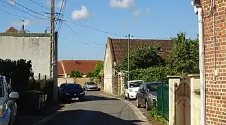 Rue Edmond-Simon à Vred.