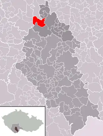 Localisation de Všemyslice