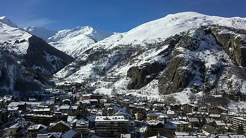 Le centre de Valloire.
