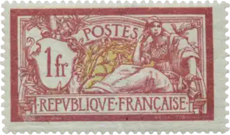 1 F. lie-de-vin et olive