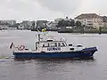 Bateau portuaire Bremen 6 de la Wasserschutzpolizei pendant la voile 2005.
