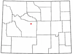 Localisation de Shoshoni