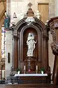 Autel secondaire de la Vierge (XVIIIe).
