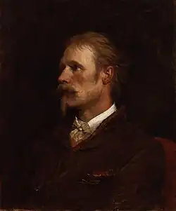 George Frederic Watts, Portrait de  Walter Crane (1891).