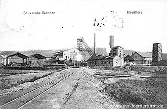 Charbonnages à Souverain Wandre.