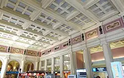 L'intérieur de la Gare de Waterfront.