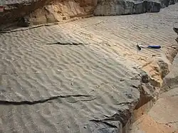 Ridins de sable pétrifiés.