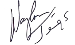 signature de Waylon  Jennings