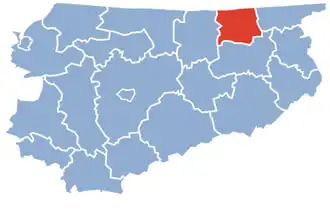 Localisation de Powiat de Węgorzewo