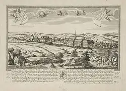 gravure : Weimar au XVIIIe siècle