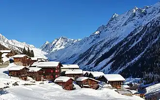 Hameau de Weissenried en janvier 2020.