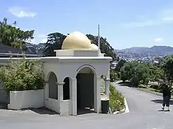 L'ancien abri des éléphants.