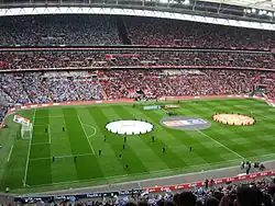 Photo du stade de Wembley lors de la demi-finale de FA Cup en 2011.
