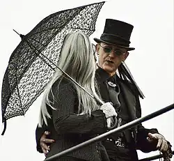 Membres du mouvement gothique