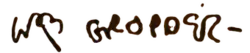 signature de William Gropper