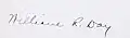 Signature de William R. Day