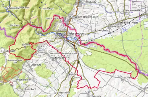 Carte topographique.