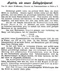 Couverture du premier rapport clinique du Dr Kurt Witthauer sur l'Aspirine (1899)