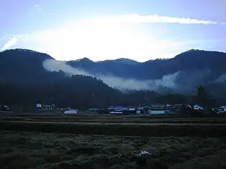 Vue du mont Yajūrō.
