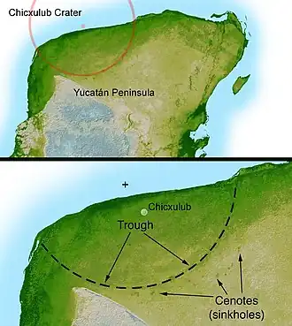 Image illustrative de l'article Cratère de Chicxulub