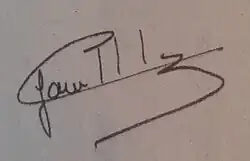 signature d'Yves Camdeborde