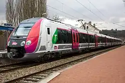 Présentation de la Z 50015/16 en gare de Luzarches