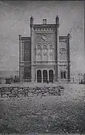 La synagogue peu après sa construction.