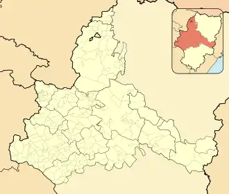 Voir sur la carte administrative de province de Saragosse
