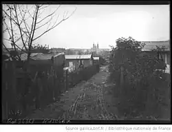 Zone Kremlin Bicêtre - lotissement de chalets délabrés en 1913