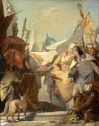 La Continence de Scipion (v. 1750), Museu de Arte de São Paulo, São Paulo.