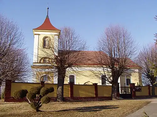 Église Saint-Just à Zvole.
