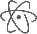 Description de l'image Atom editor logo.svg.