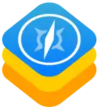 Description de l'image WebKit logo (2015).svg.