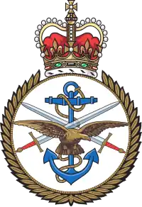 Badge tri-service des forces armées